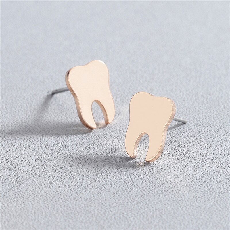 Teeth Earrings Stud Jewelry