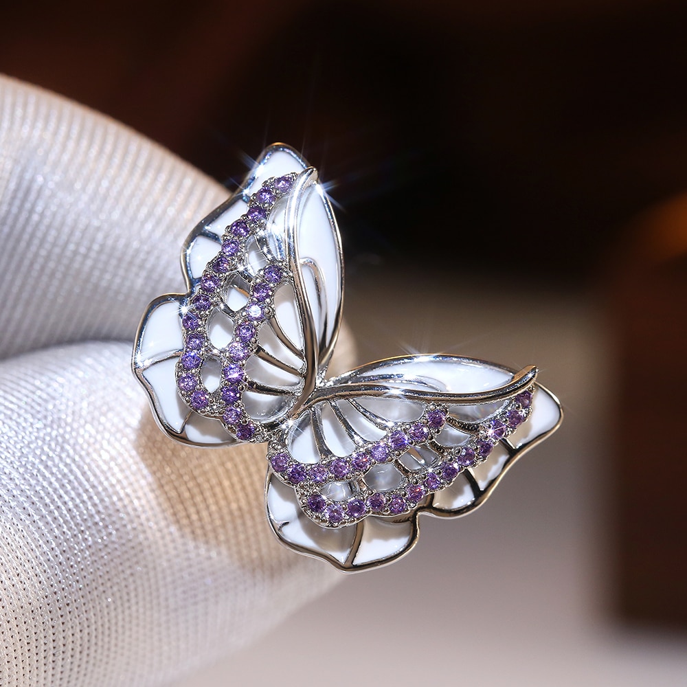 Butterfly Ring Ladies Fashionable Jewelry