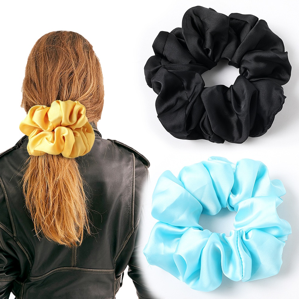 Oversized Scrunchie Elastic Hair Tie