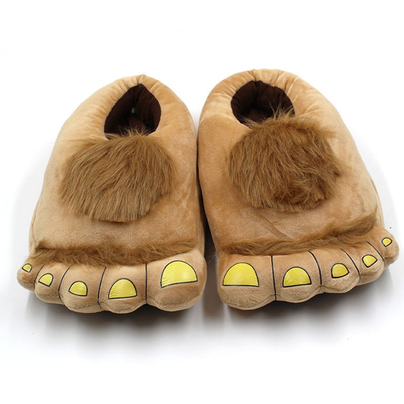 Feet Slippers Plush Indoor Footwear