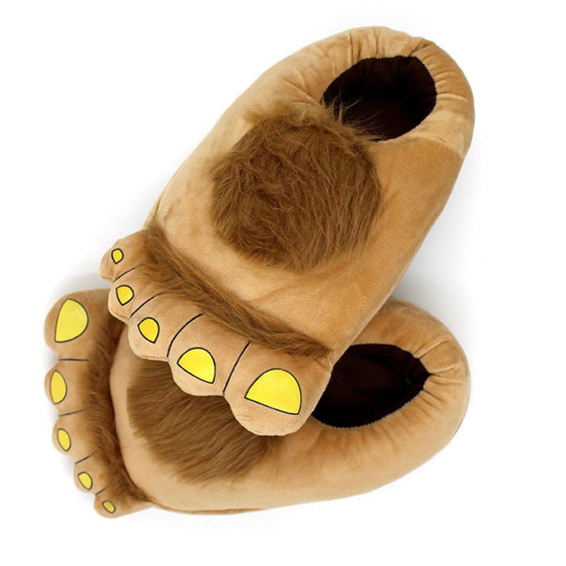 Feet Slippers Plush Indoor Footwear