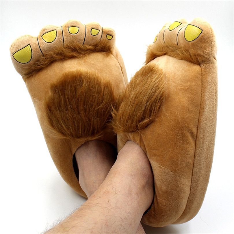 Feet Slippers Plush Indoor Footwear