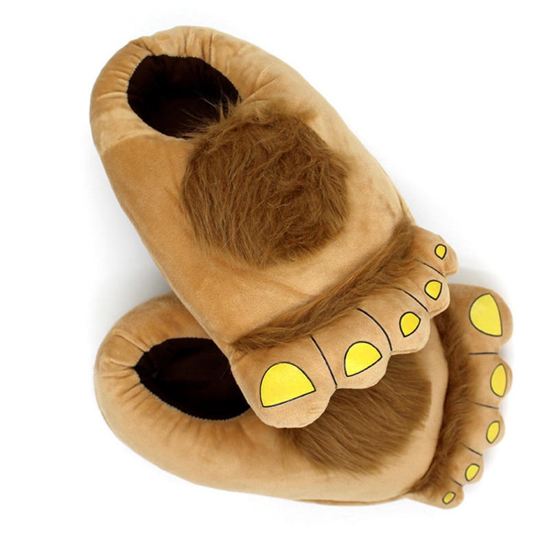 Feet Slippers Plush Indoor Footwear