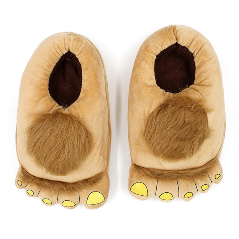 Feet Slippers Plush Indoor Footwear