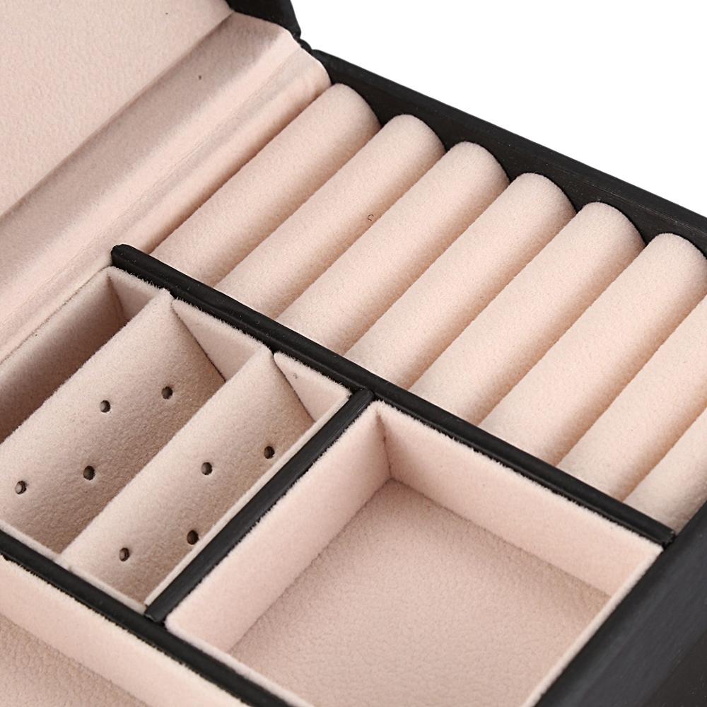 Leather Jewelry Case Durable Organizer