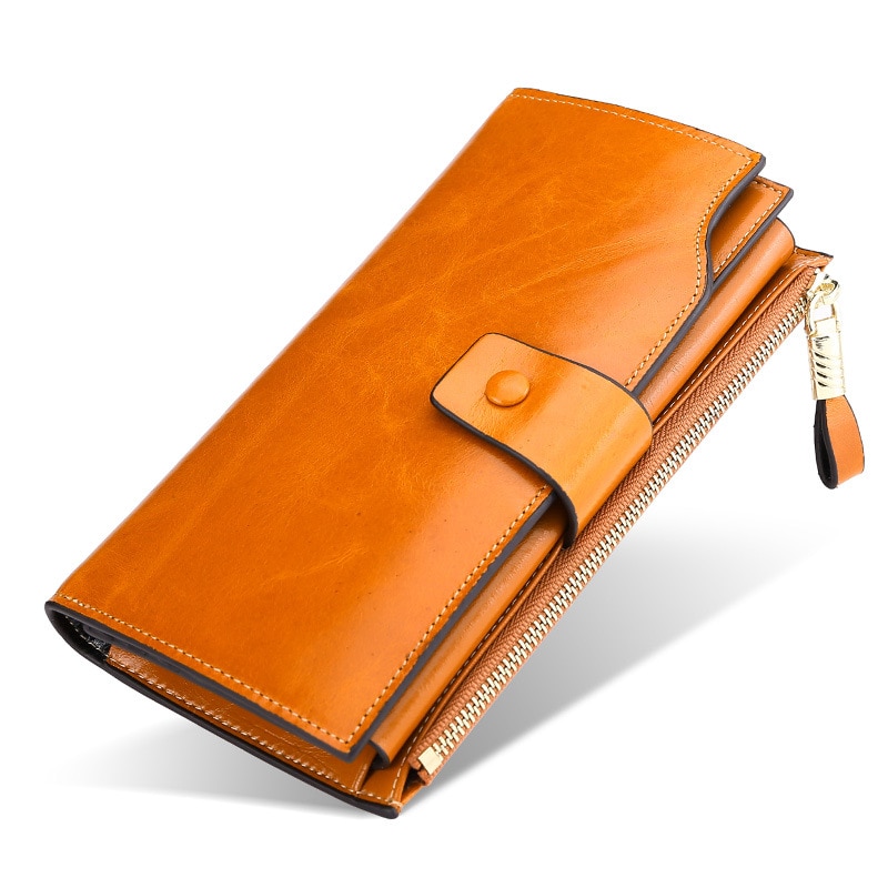 Long Wallet For Ladies Leather Purse