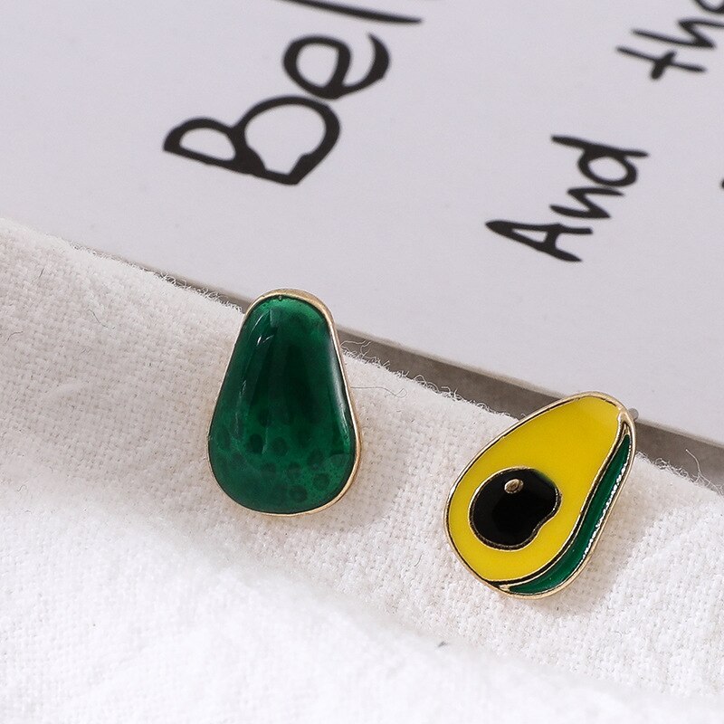 Avocado Earrings Cute Stud Earrings