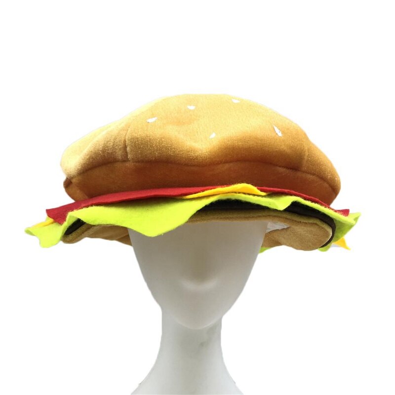 Burger Hat Funny Headwear