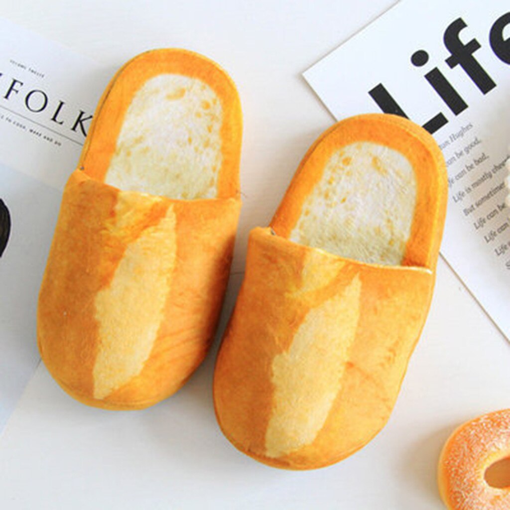 Bread Slippers Soft Indoor Slippers