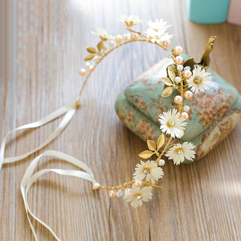 Flower Tiara Headband Hair Accessories