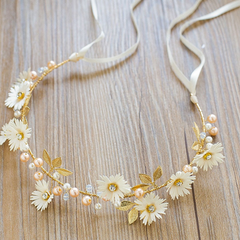 Flower Tiara Headband Hair Accessories