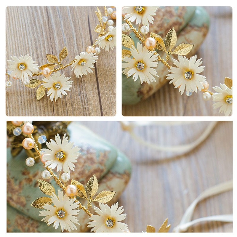 Flower Tiara Headband Hair Accessories