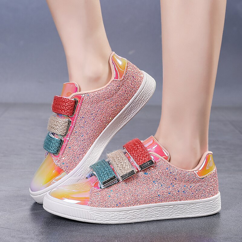 Fashionable Womens Glitter Sneakers