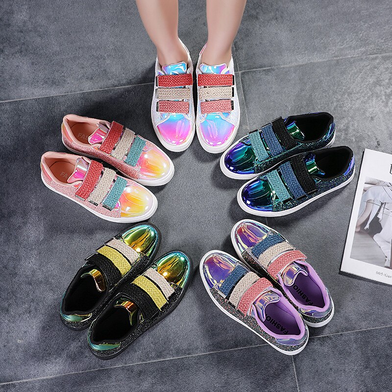 Fashionable Womens Glitter Sneakers