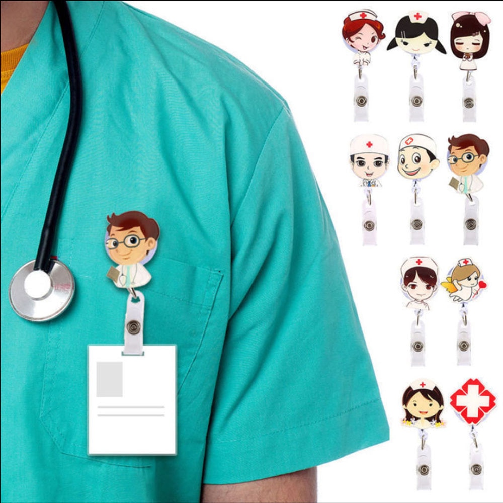 Nurse Badge Reel Card Holder