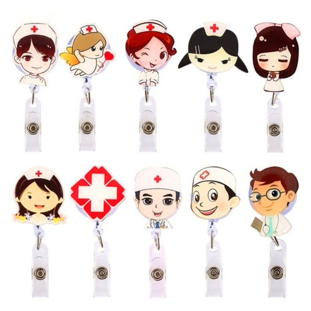 Nurse Badge Reel Card Holder