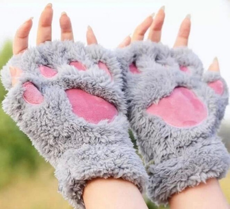 Paw Gloves Soft Winter Hand Warmer