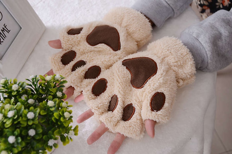 Paw Gloves Soft Winter Hand Warmer