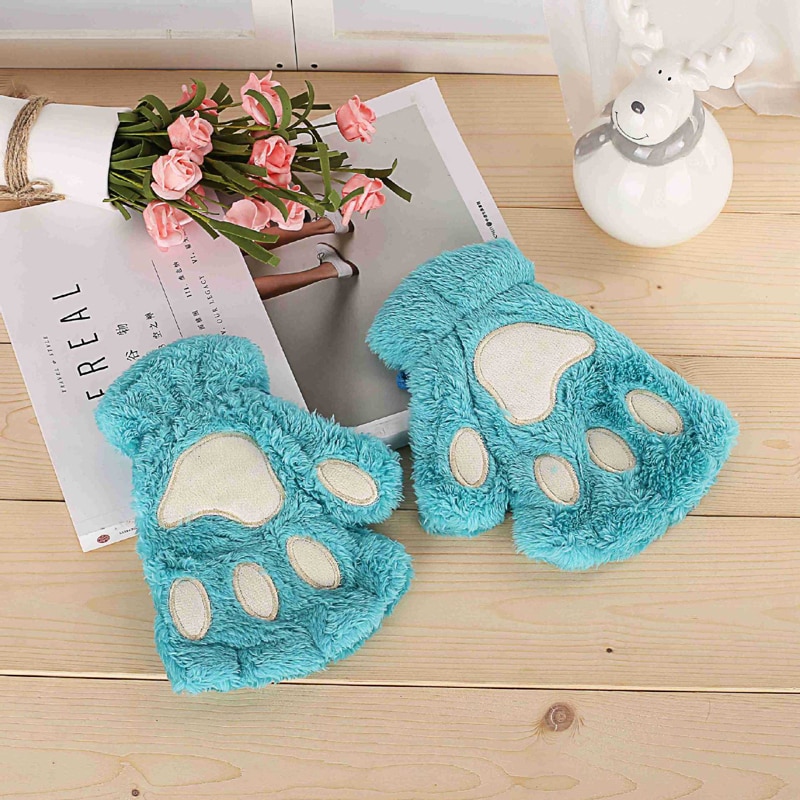 Paw Gloves Soft Winter Hand Warmer