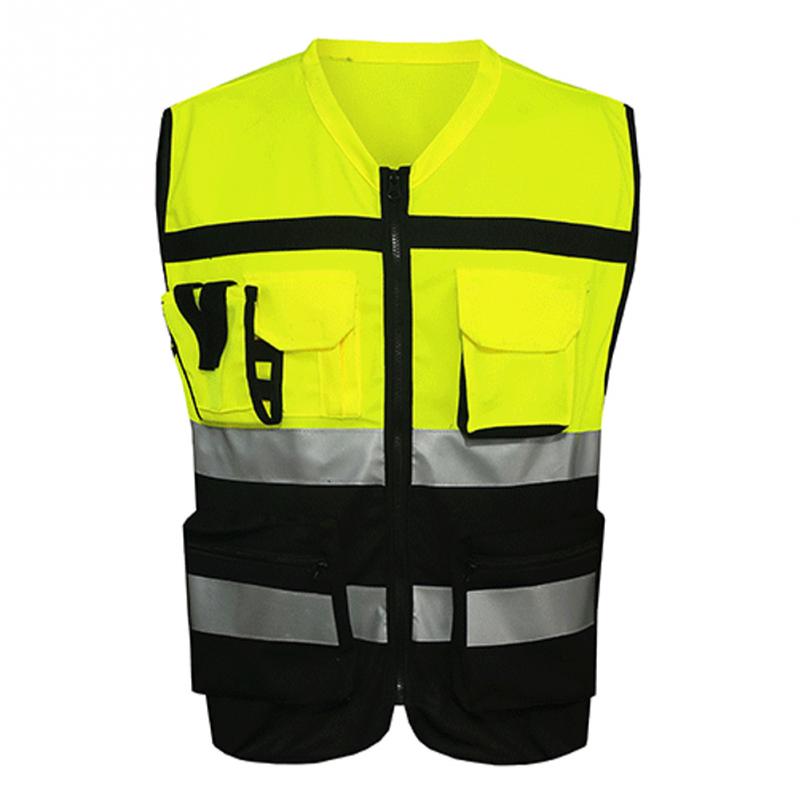 Reflective Safety Vest with Pockets