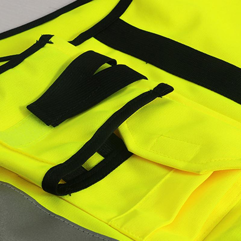 Reflective Safety Vest with Pockets