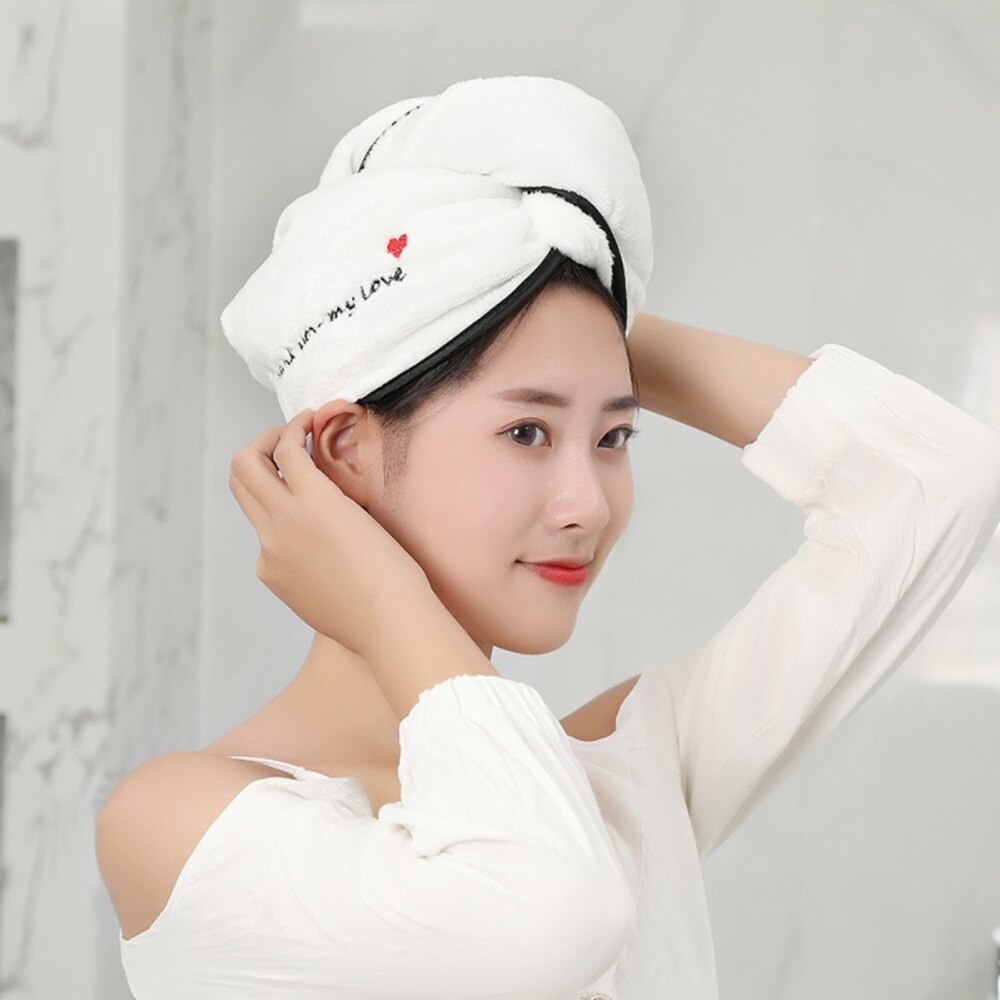 Fast Drying Hair Towel Super Absorbent Hair Cap