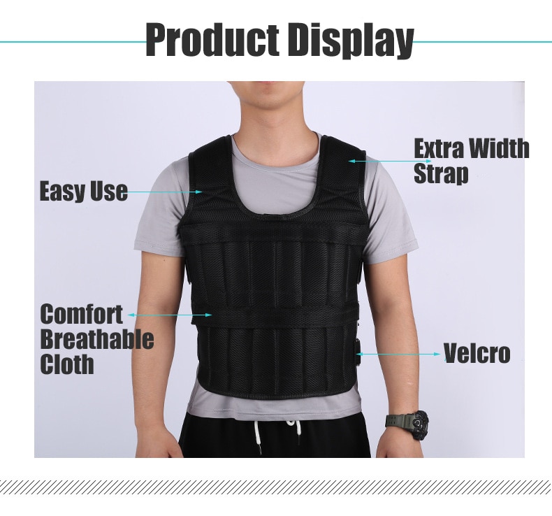 Weighted Vest Adjustable Workout Equipment