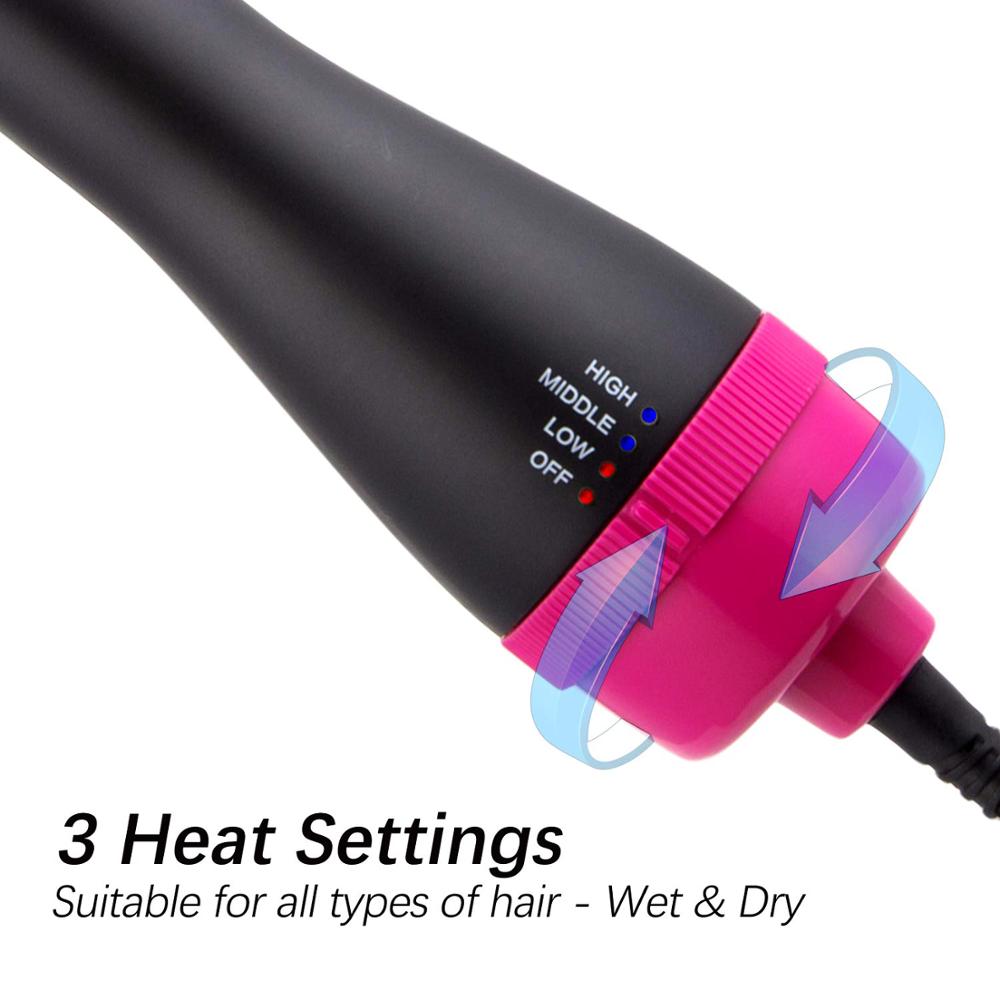 Hair Dryer Straightener 2in1 Electric Brush