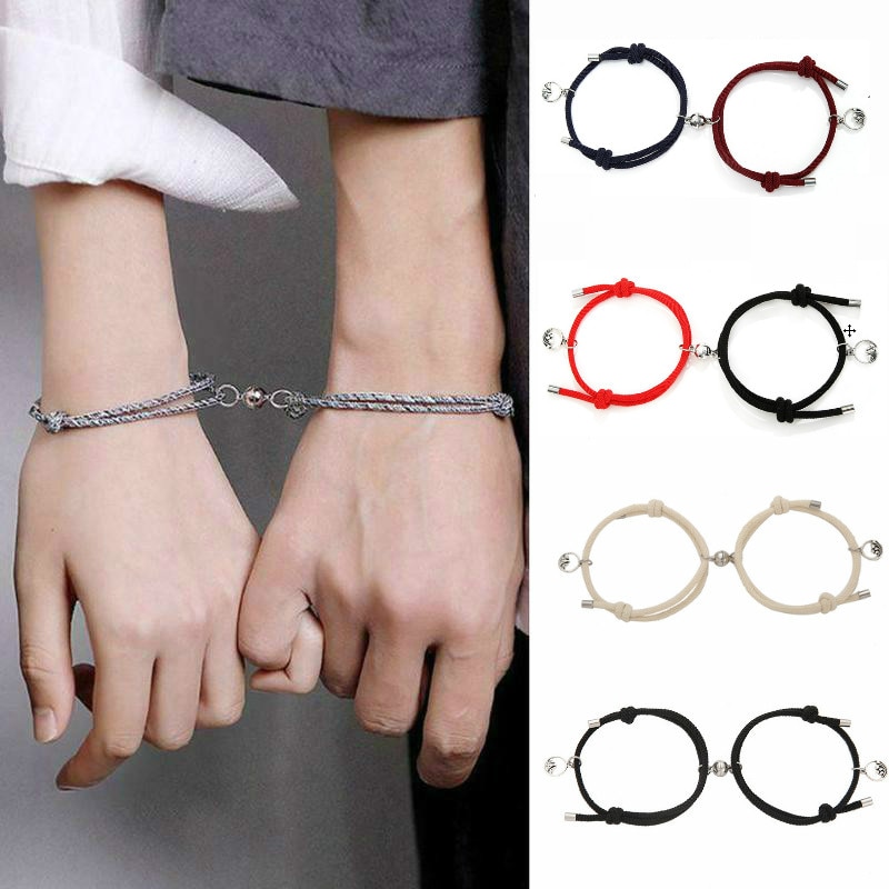 Couple Magnet Bracelets (2pcs)