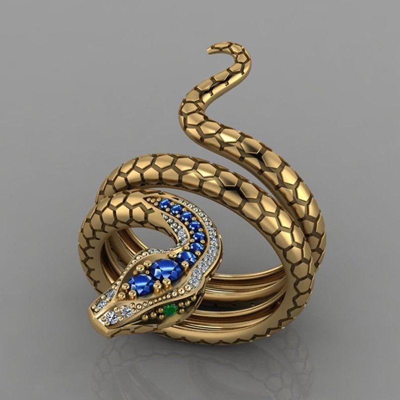 Serpentine Ring Snake Shape Ladies Ring