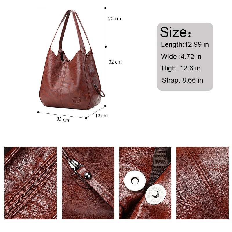 Shoulder Bag For Women Leather Handbag