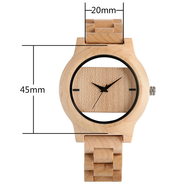 Unisex Wooden Wristwatch