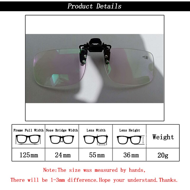 Clip On Reading Glasses