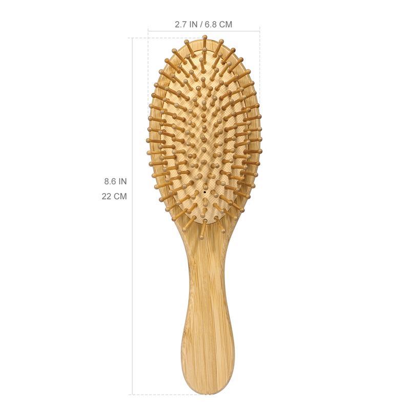 Wooden Bristle Hair Brush Bamboo Brush