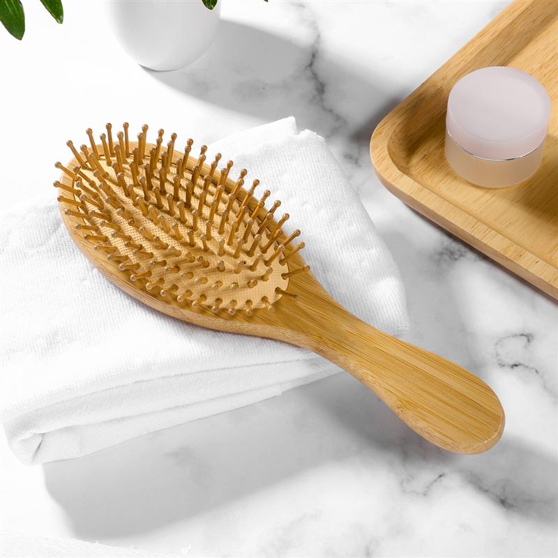 Wooden Bristle Hair Brush Bamboo Brush