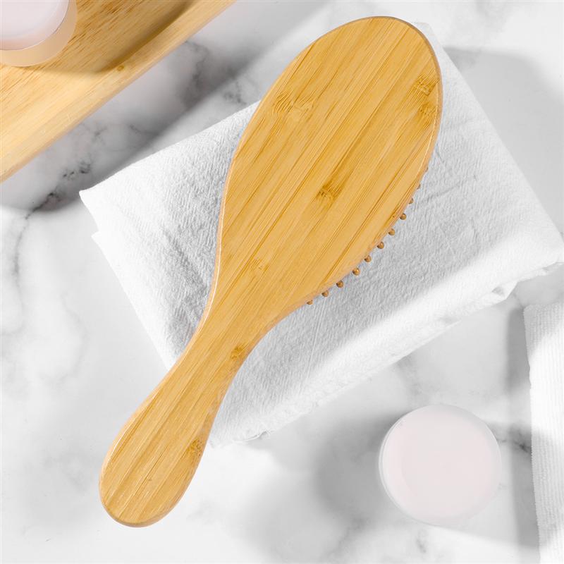 Wooden Bristle Hair Brush Bamboo Brush