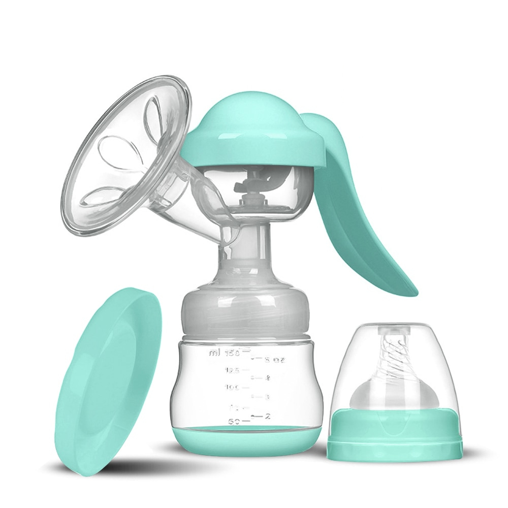 Hand Breast Pump 150ml Feeding Bottle