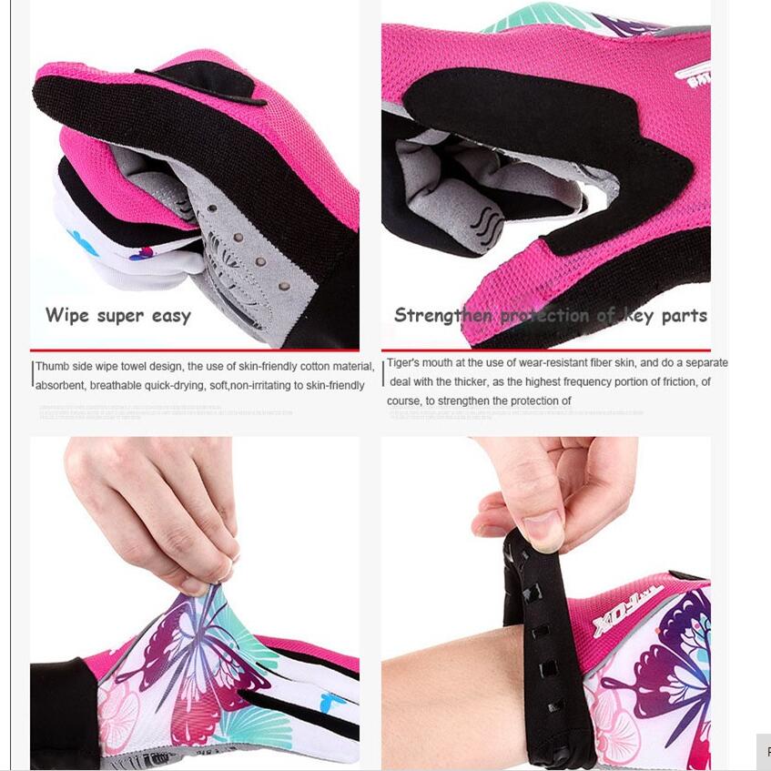 Full Finger Womens Bike Gloves