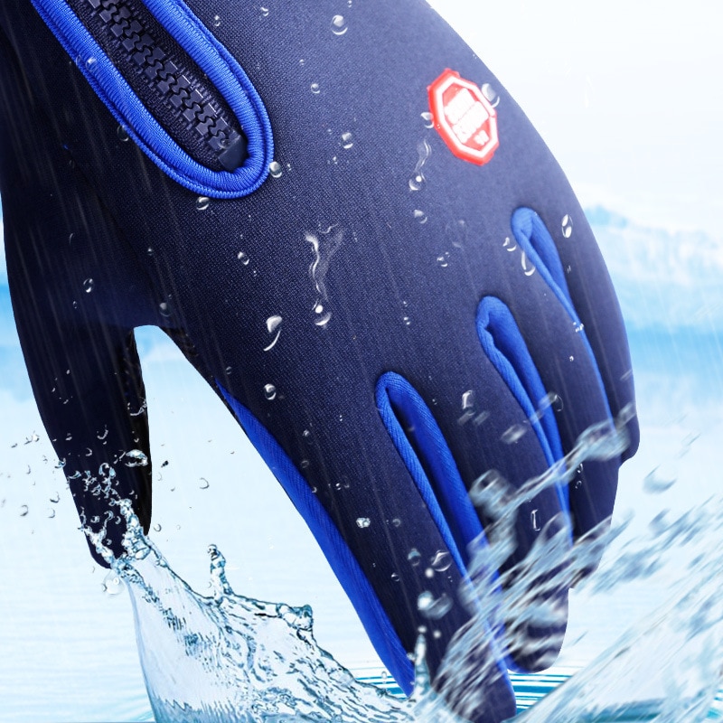 Waterproof Winter Gloves Touch Sensitive Fingertips