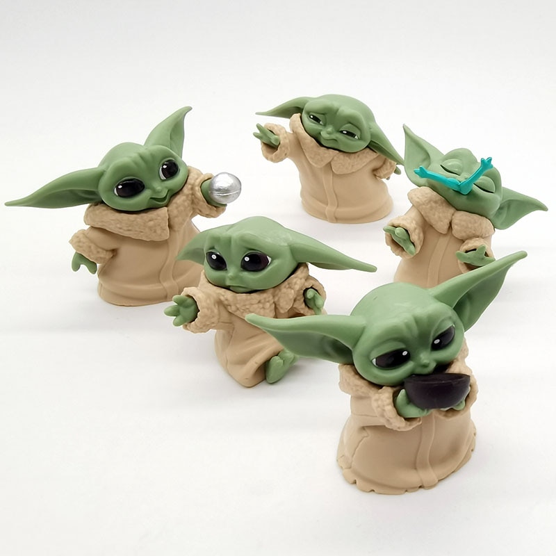 Baby Yoda Action Figure Collector’s Item (set of 5)