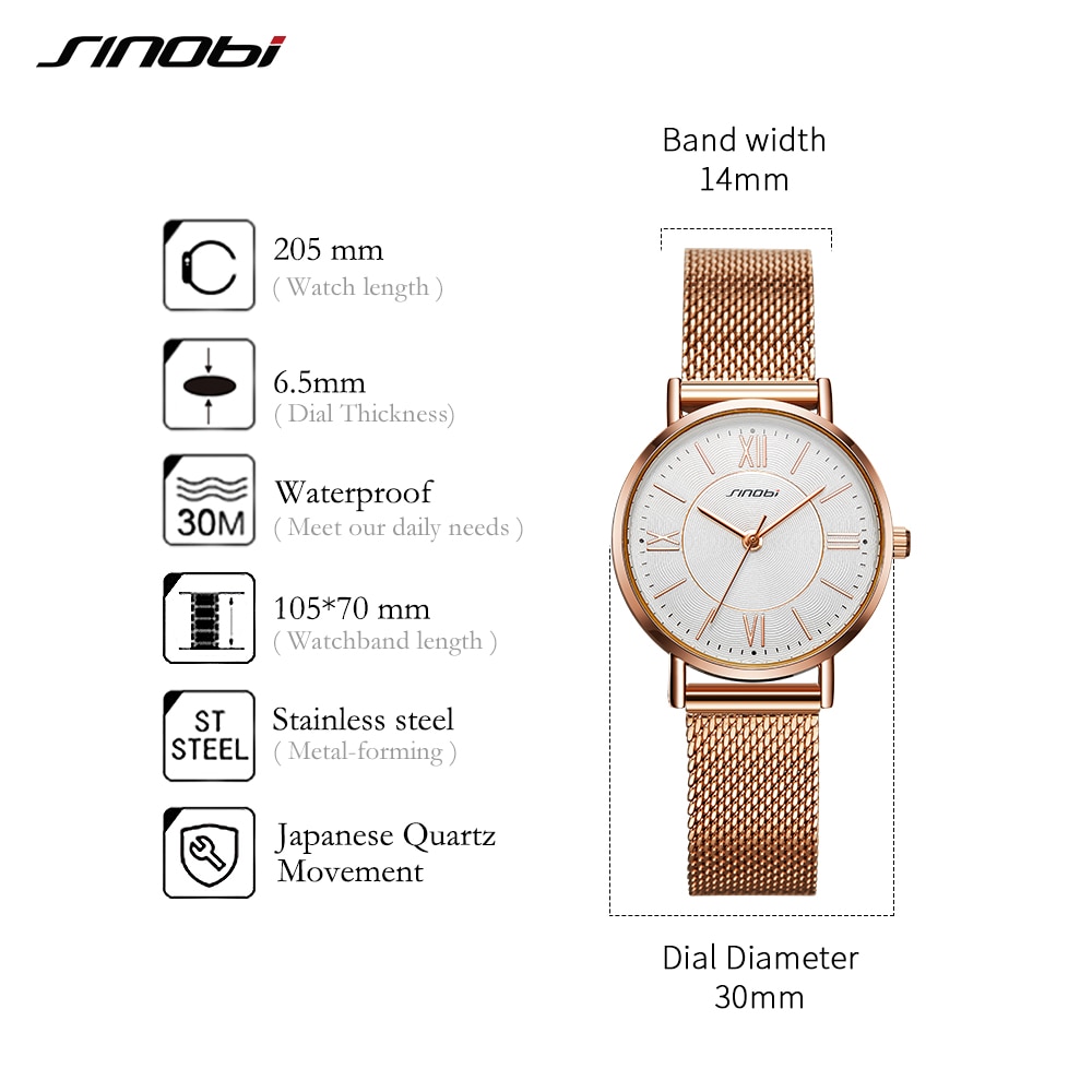 Ladies Wristwatch Stylish Timepiece