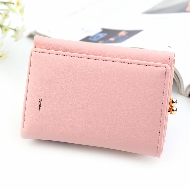 PU Leather Womens Pocket Wallet