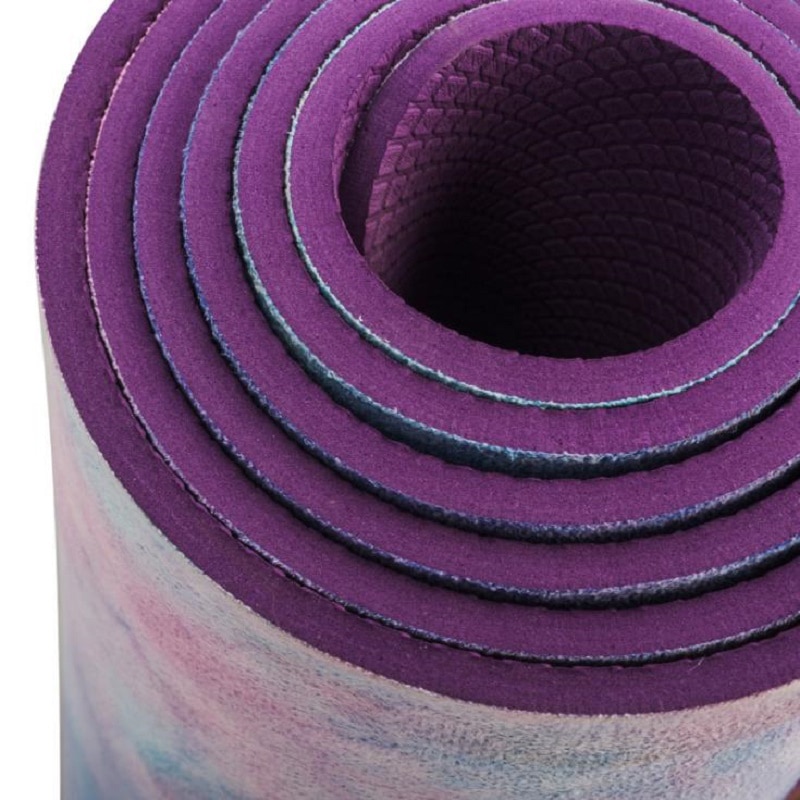 Suede Yoga Mat Exercise Pad