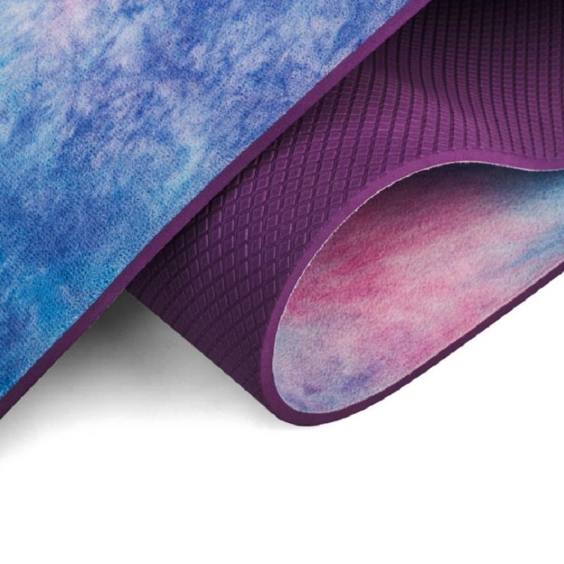 Suede Yoga Mat Exercise Pad