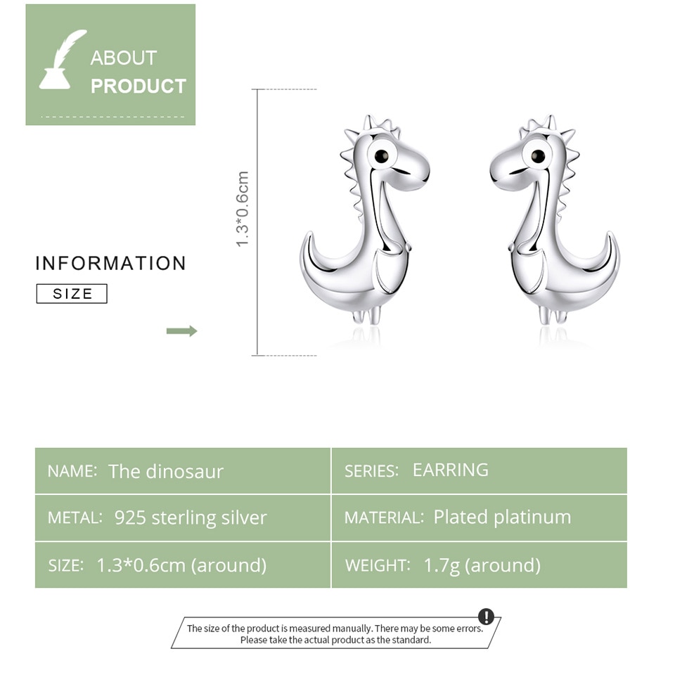 Dinosaur Earrings Cute Stud Earrings