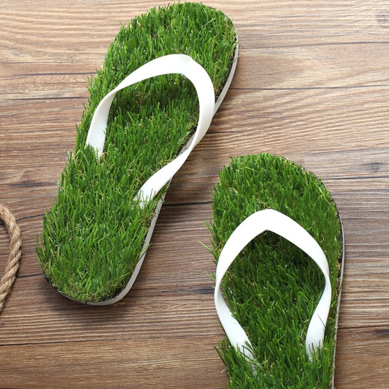 Grass Slippers Cool Lawn Flip Flops