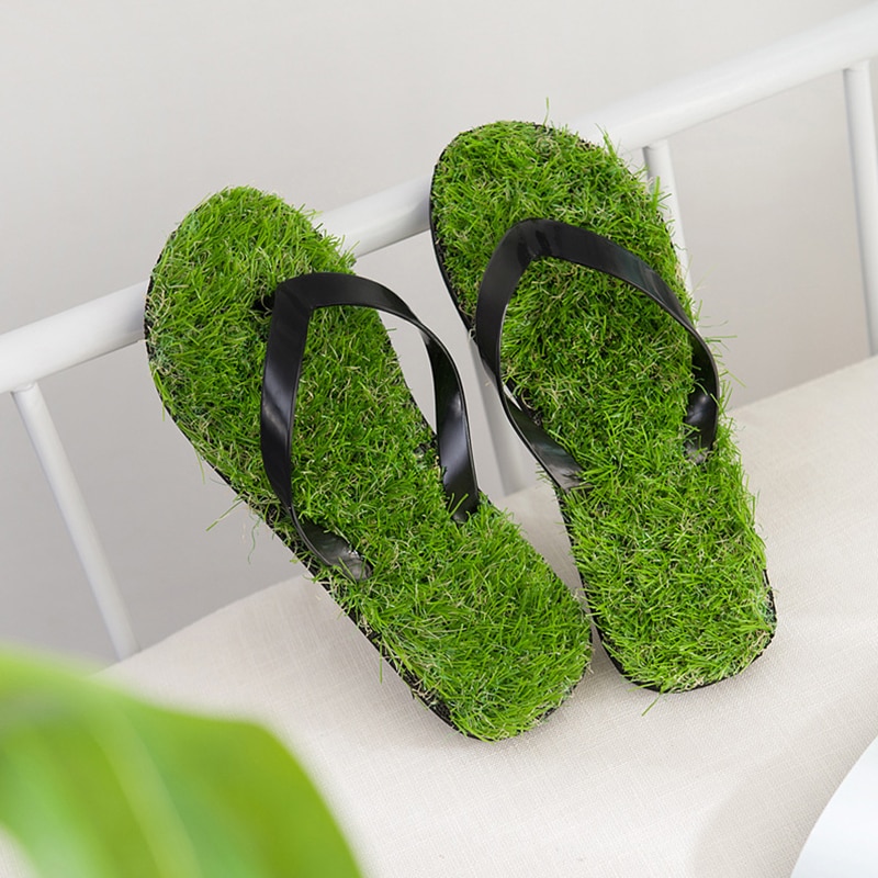 Grass Slippers Cool Lawn Flip Flops