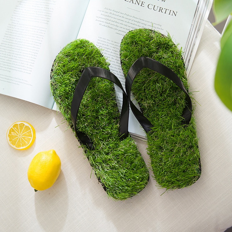 Grass Slippers Cool Lawn Flip Flops