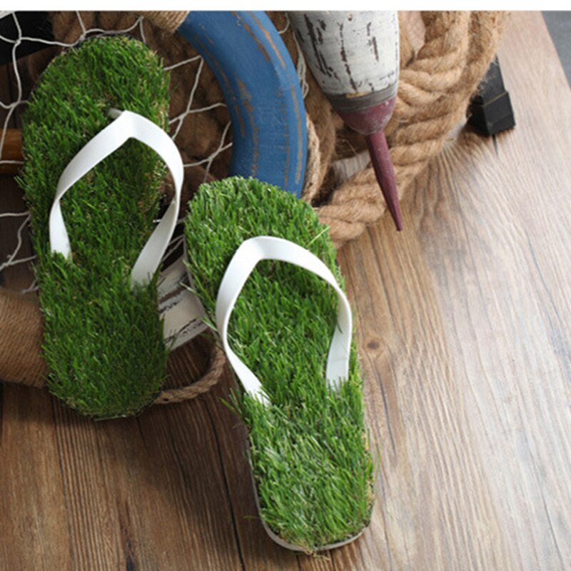 Grass Slippers Cool Lawn Flip Flops