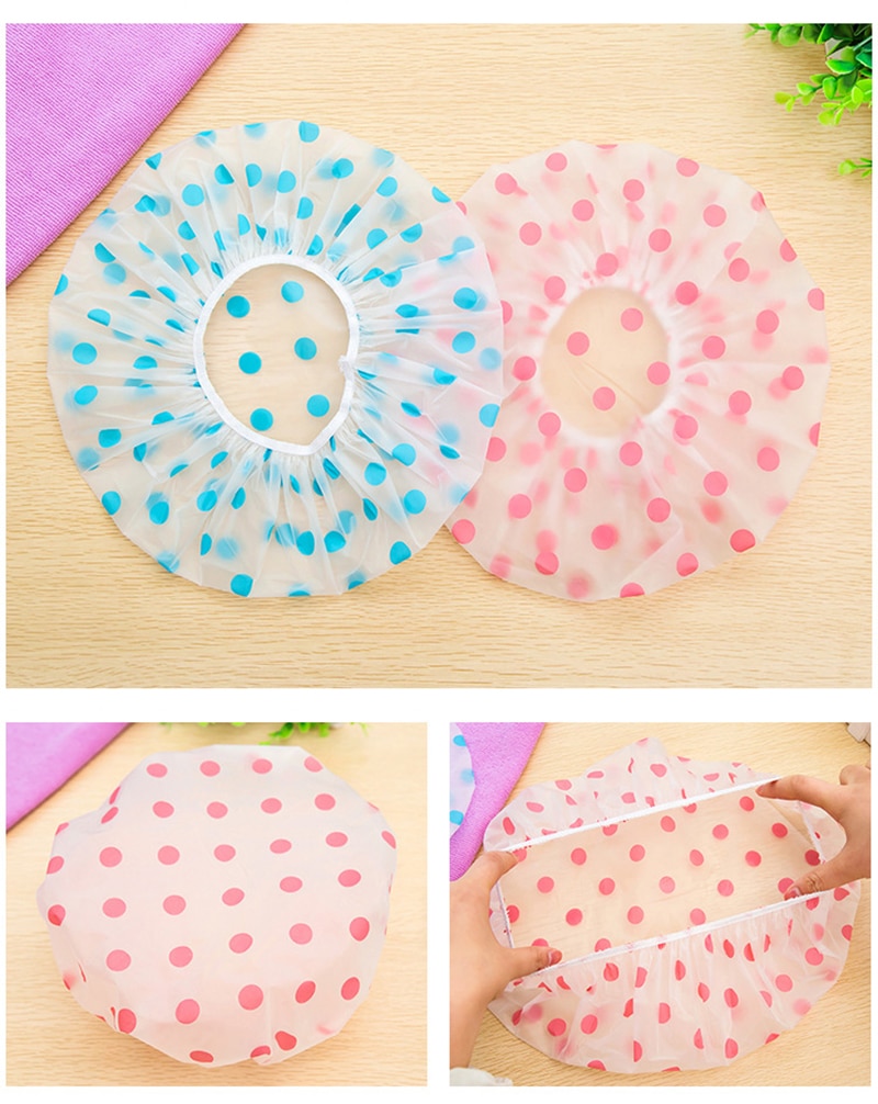 Waterproof Shower Cap Thick and Reusable